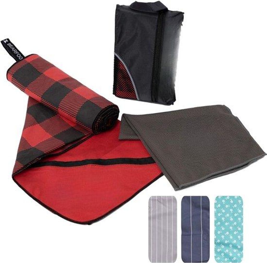 Famanu Mikrofaserhandtücher | absorbierend - leicht - schnelltrocknend | Badetücher - Reisehandtücher - Sporthandtücher | ideal für Reisen - F...