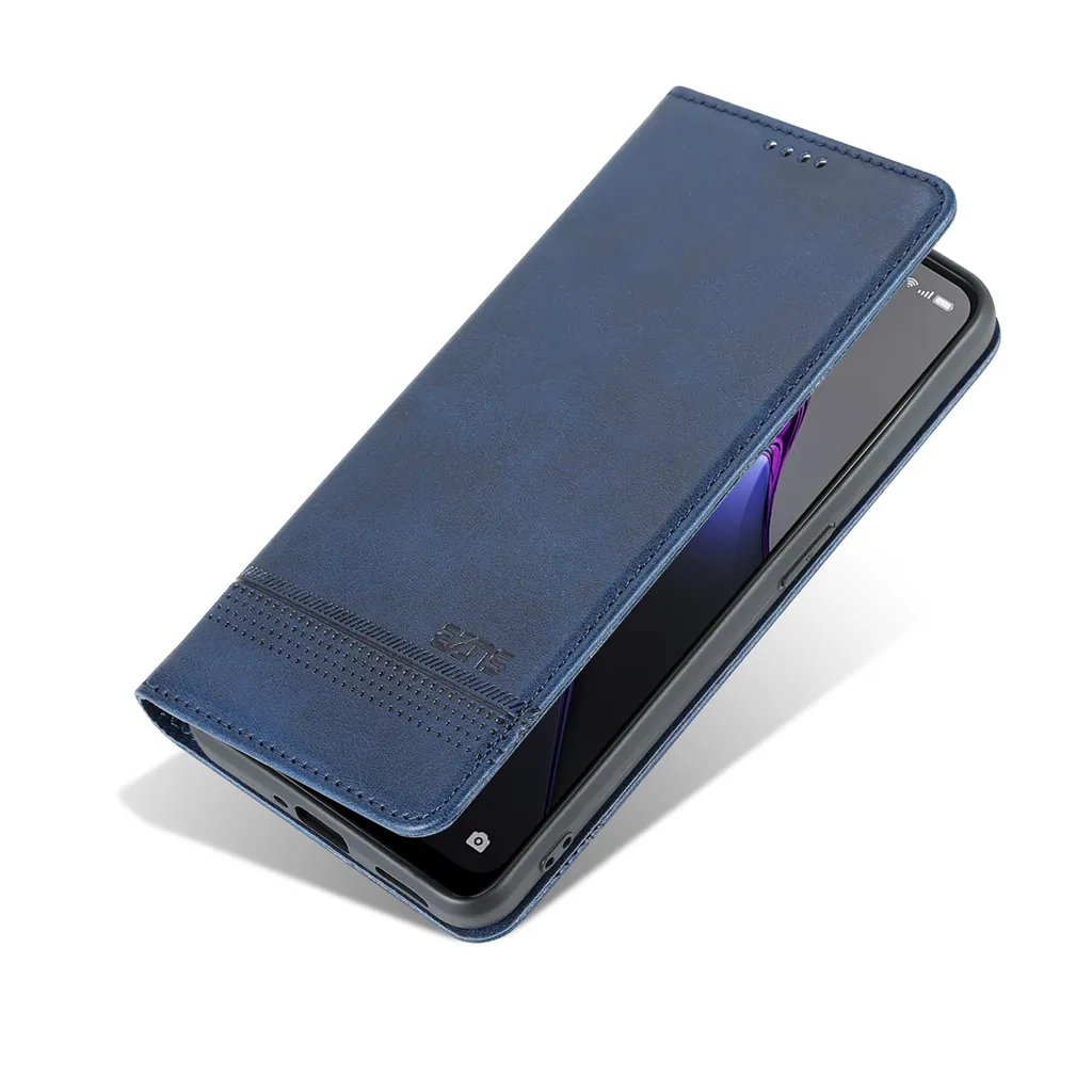 Custodia SEAHAI A Portafoglio Per OPPO Reno 8 5G – Pelle PU, Blocco RFID, Supporto, Slot Carte, Blu - 3