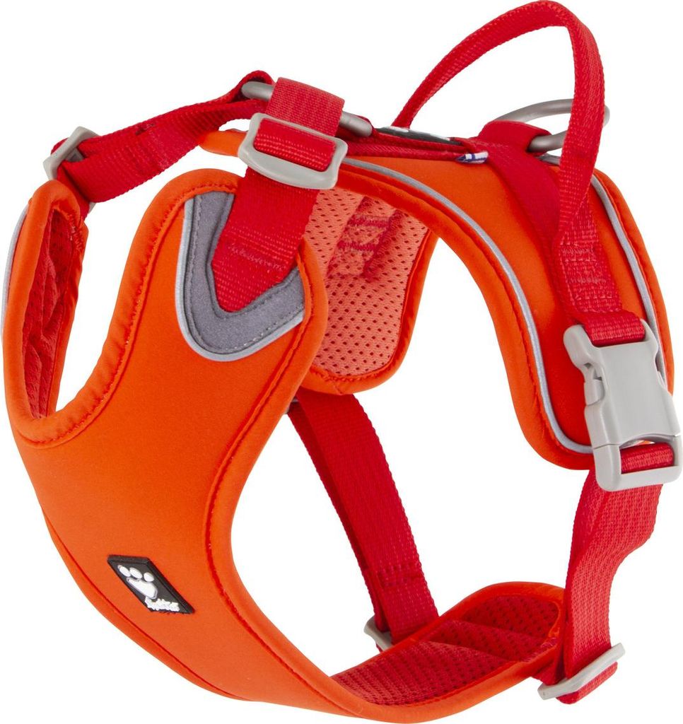 Hurtta Weekend Warrior Geschirr ECO rosenrot, Größe: 100 - 120 cm