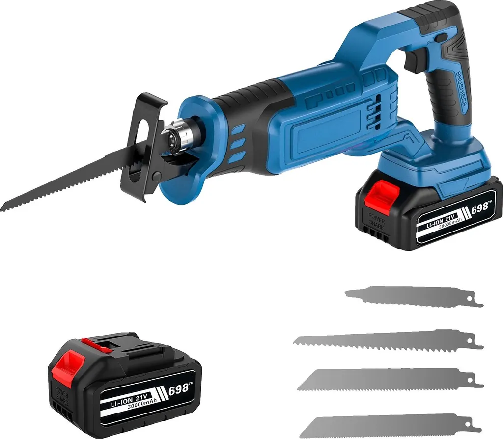 Scie sauteuse à mouvement pendulaire portable 18V avec batterie incluse