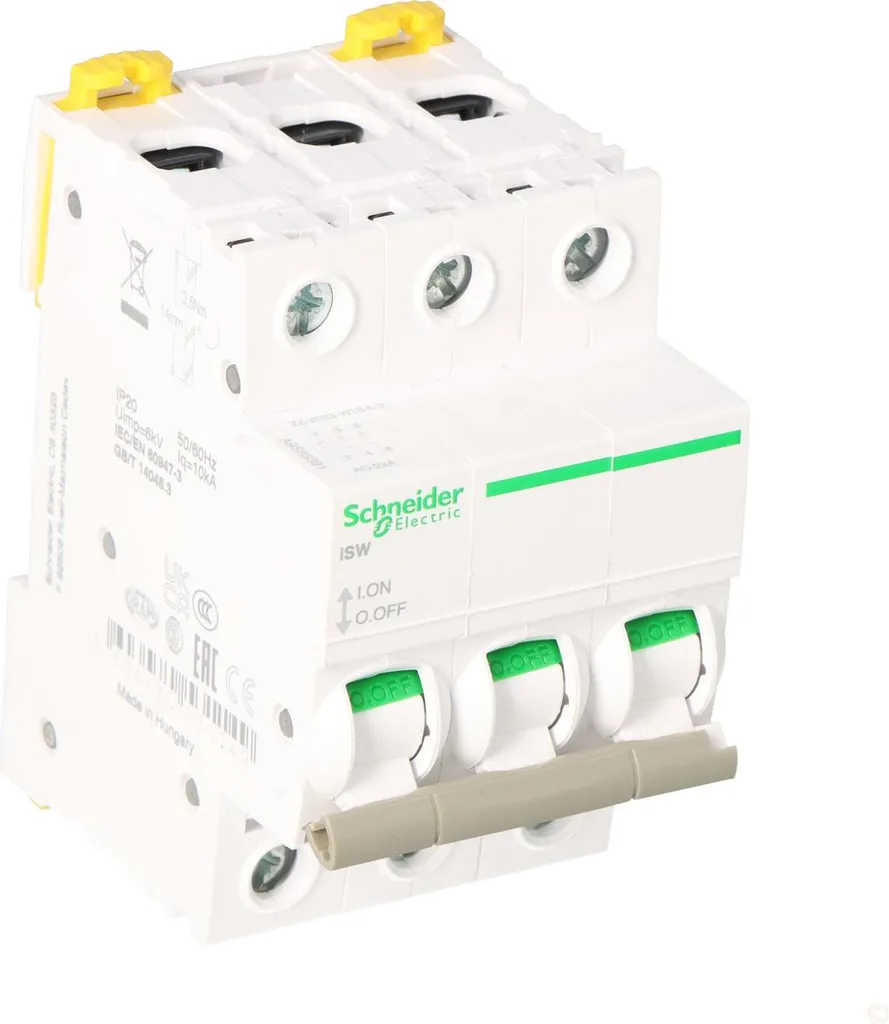 Interrupteur de Commande 3P iSW Schneider A9S65391 pour Tableau Élec