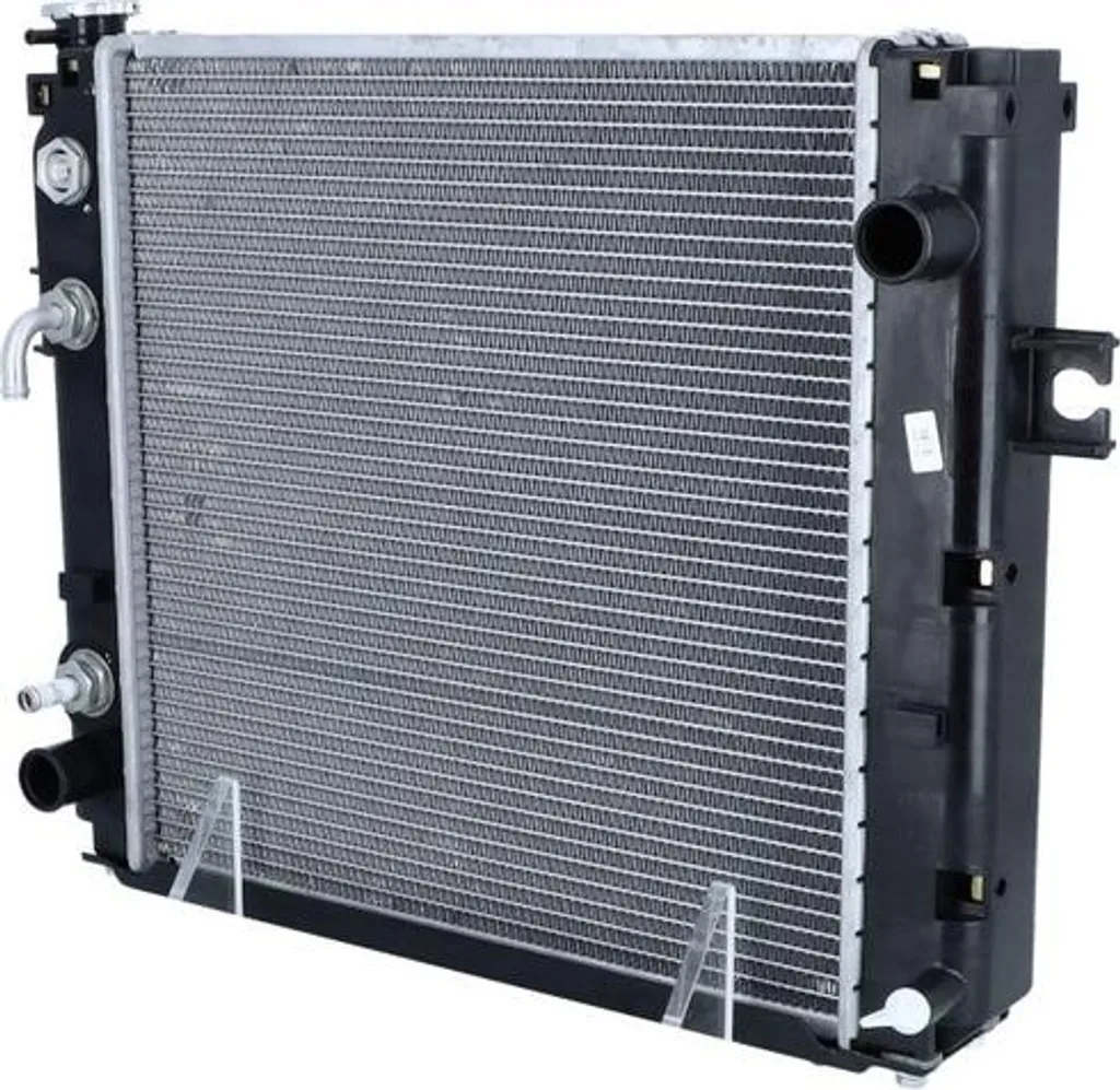 Radiateur moteur alu avec ailettes brasées NRF 427x426 mm pour Hyster