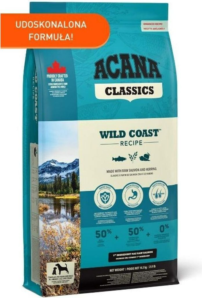ACANA Classics Wild Coast - suchá strava pre psov - 14,5 kg Obrázok produktu 