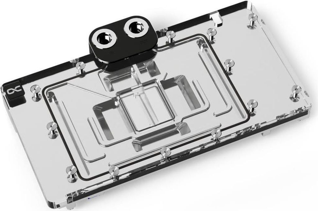 Alphacool Core Geforce RTX 4090 AMP mit Backplate - Wasserblock + Rückenplatte - Acryl - Aluminium - Chrom - Cooper - Chrom - Transparent - Schwar...