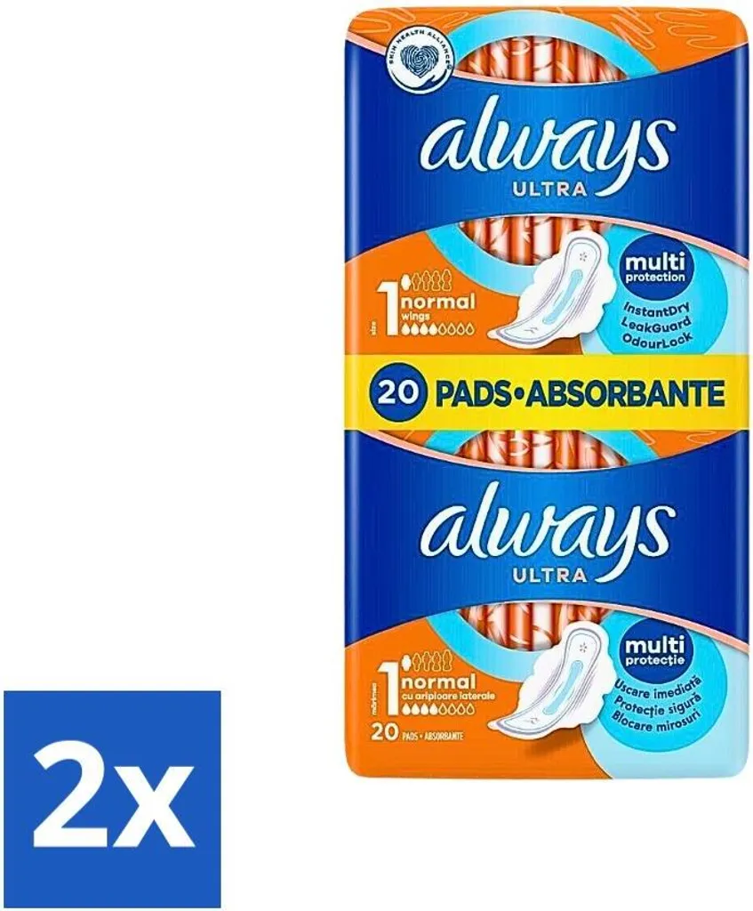 Offerta Always Ultra 20 Assorbenti con Ali - Tecnologia InstantDry