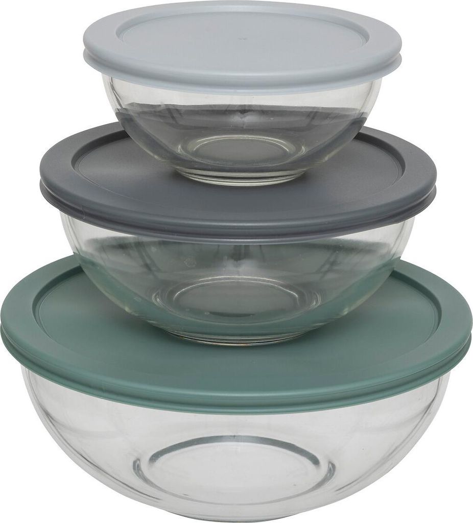 Set aus 3 aufbewahrungsdosen aus glas - 5 five simply smart Produktbild 