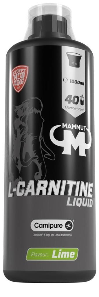 Mammut Nutrition - L-Carnitine Liquid - Limette - 1000 ml Produktbild 