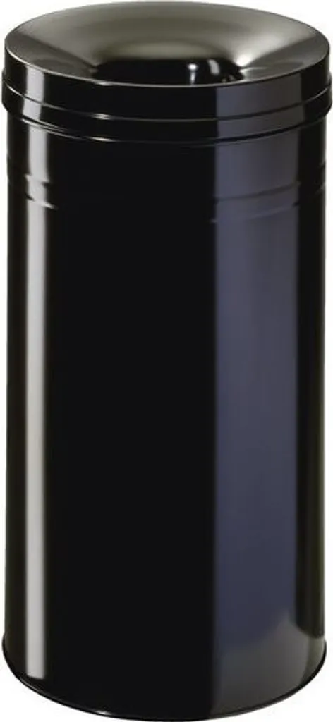 Grande poubelle de bureau 60L ronde DURABLE SAFE+ en métal robuste