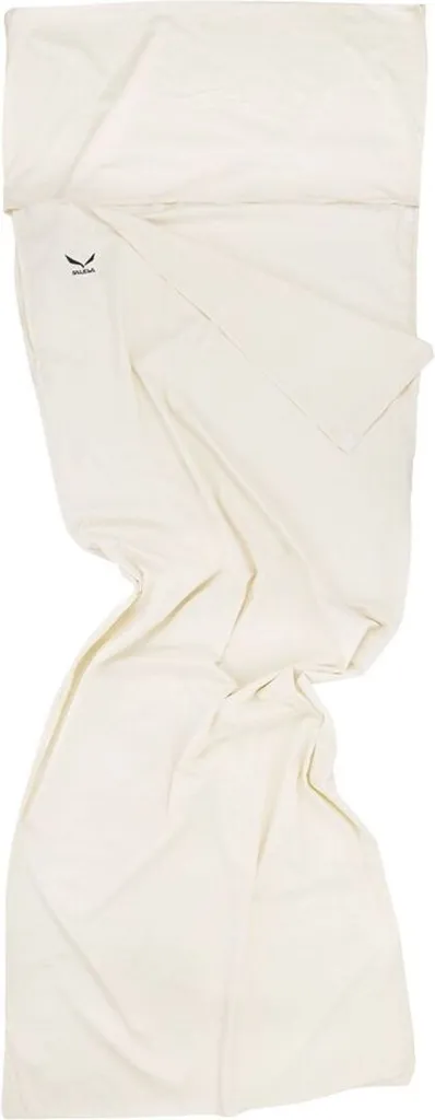 Salewa Coton-Feel Liner Silverized - Sac de Couchage Cabane Offwhite