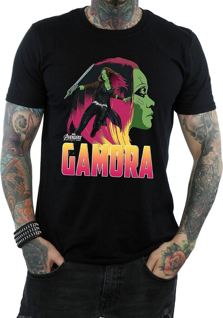 Avengers Infinity War - T-Shirt für Herren BI472 (S) (Schwarz)