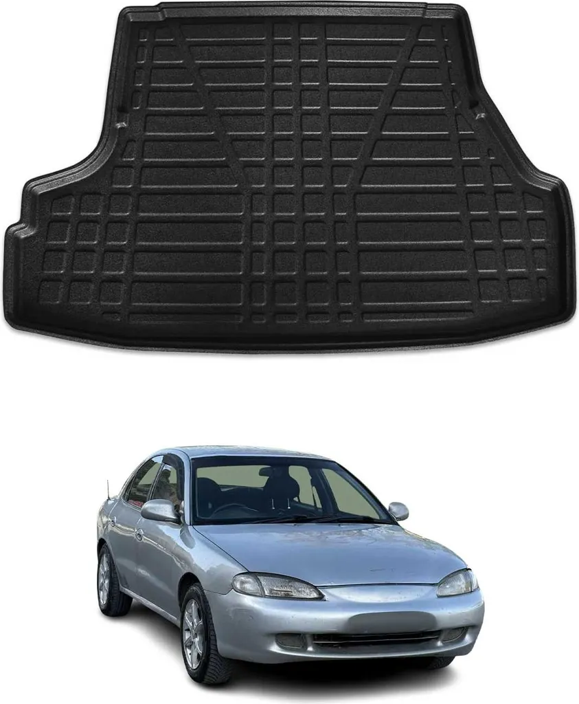 Tappeto Bagagliaio su Misura Hyundai Elantra 2004 2005 2006 2007 TPE