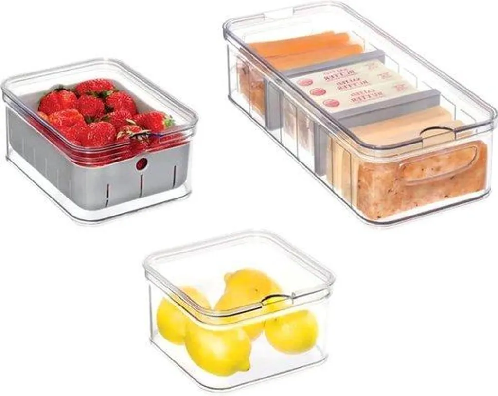 Conservation fraîcheur optimale : 5 boîtes de rangement réfrigérateur