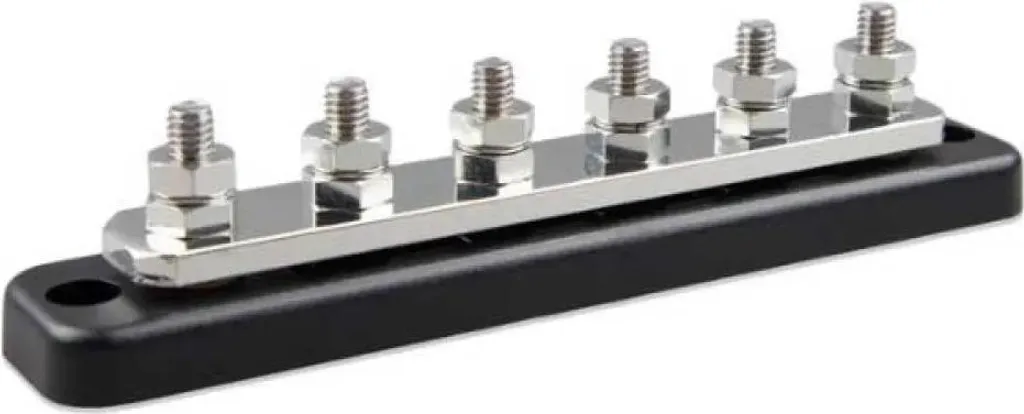 Busbar 250A 6P con Cover | Barra Collettrice Nautica e Camper Professionale