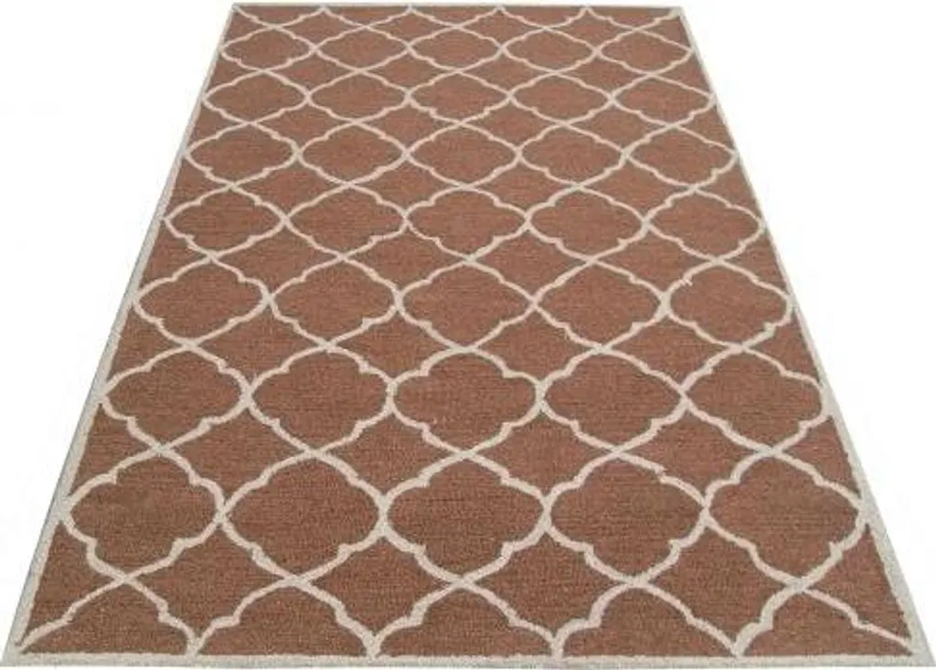 Tapis laine marron 4604 153x244 cm : fini les sols froids et bruits