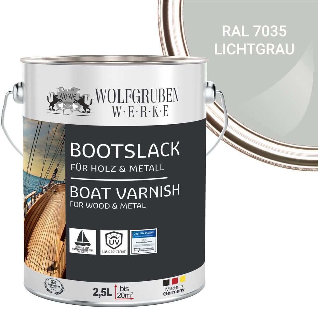 Bootslack Parkettlack Schiffslack Holzlack Seidenglänzend Produktbild 