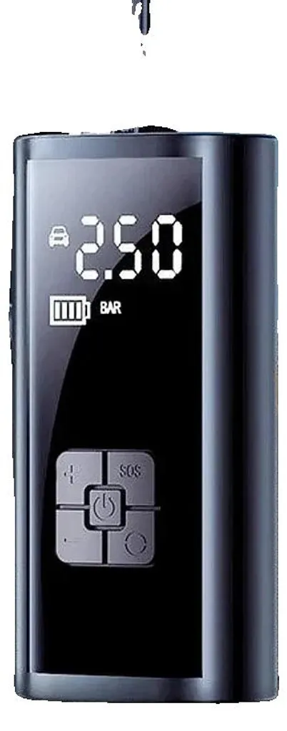 Mini compresseur portable sans fil 150 PSI pour voiture et moto Noir