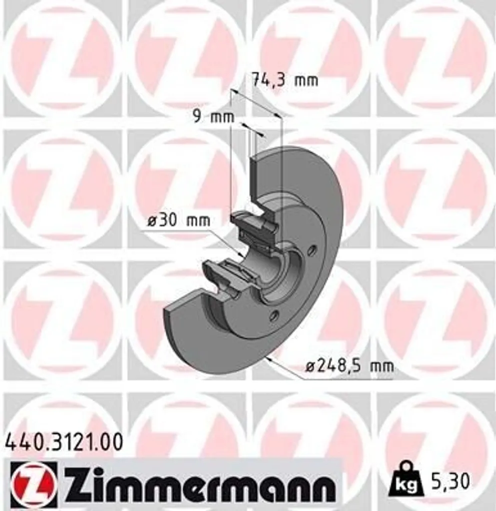 Éliminez les Vibrations au Freinage sur DS4 et 308 - Disque Zimmermann