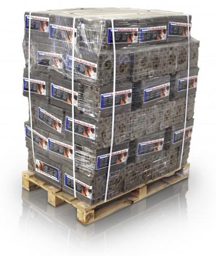 Hamann Hartholzbriketts 8-eckig mit Loch 960 kg Produktbild 