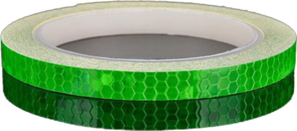 Kit Sticker Riflettenti Verde Verde: Decorazione Bici Professionale