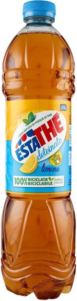 12x Ferrero Estathé Deteinato limone kalter Tee entkoffeinierter mit Zitrone - 1,5 L + Italian Gourmet Polpa 400g