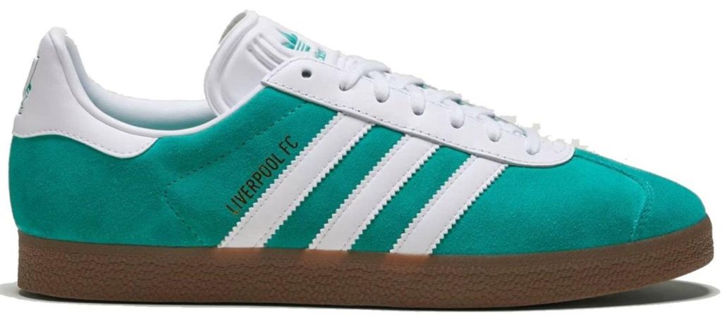 Adidas Gazelle Damen Plateau-Schnürsneaker aus Naturveloursleder Grau Größe 40