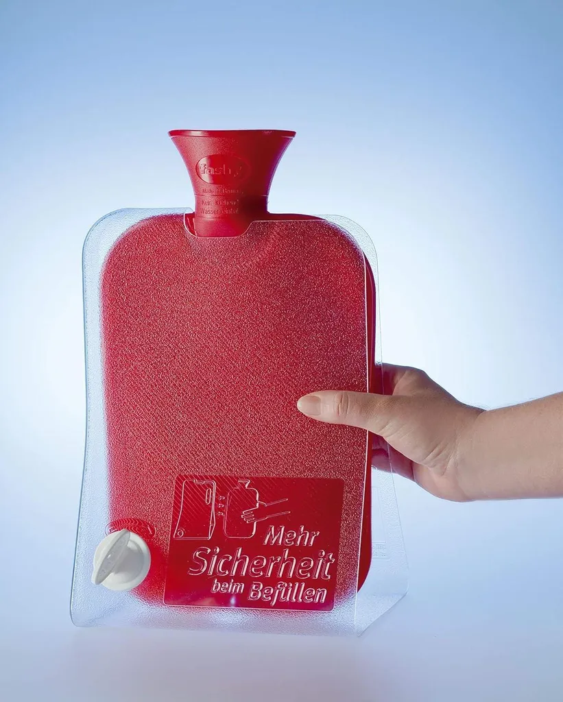 Bouteille d'eau chaude Standard 6012 avec housse douillette de 2L - 2