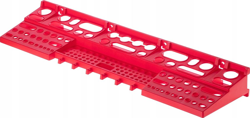 KADAX Werkzeugträger, Wandregal, Werkzeughalter aus PP Kunststoff, Lagersystem für Lochwand, Werkzeu