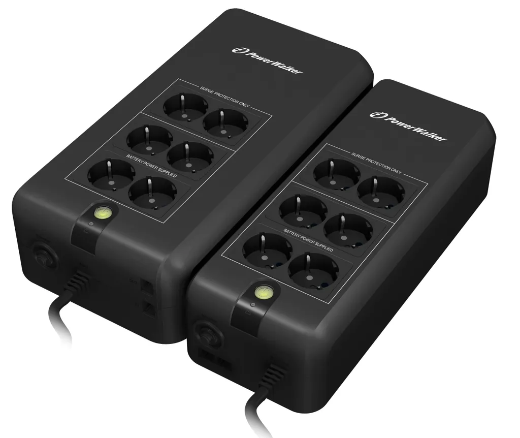 Onduleur PowerWalker VFD 800 APFC protection 6 prises