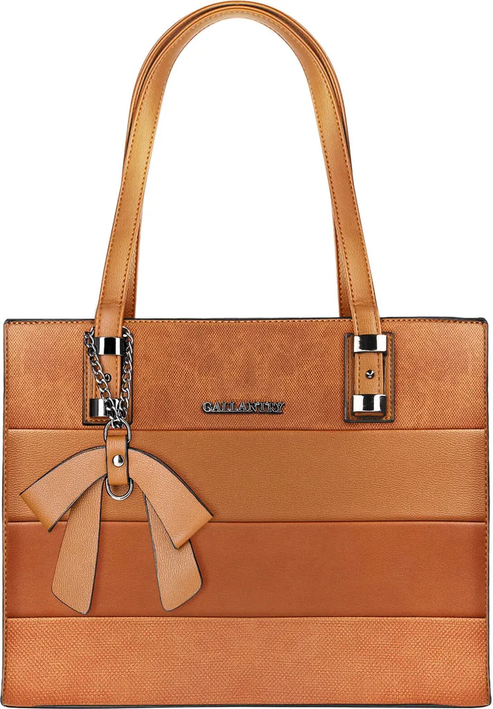Sac à main Gallantry en politexture marron pour femme chic et élégant