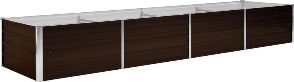 vidaXL Zahradní zvýšený záhon hnědý 320 x 80 x 45 cm Obrázek produktu 