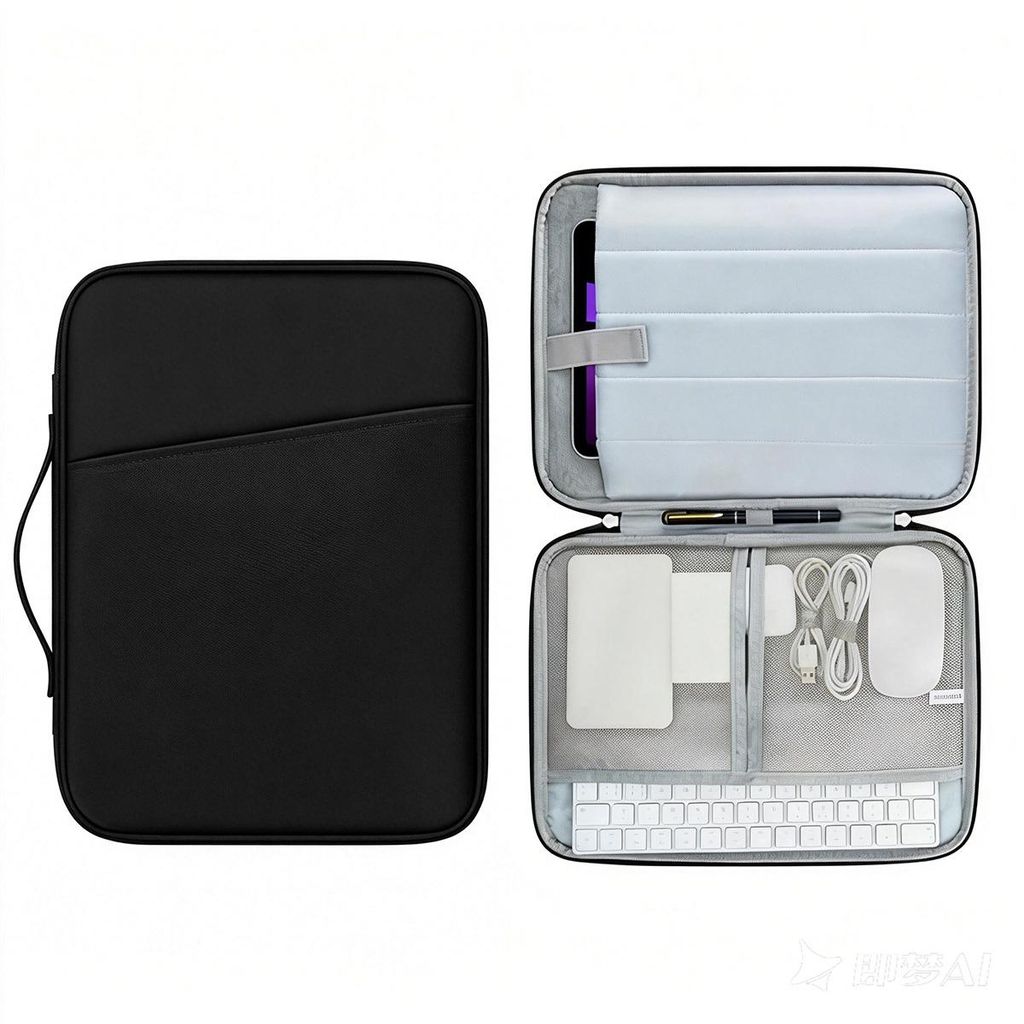 Tablet Tasche 11 Zoll für iPad Pro / Air,Laptoptasche mit Tragegriff, Wasserabweisend & Stoßfest,Schutzhülle mit Zubehörfach & Stifthalter