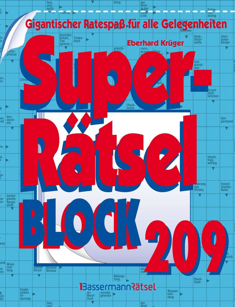 Superrätselblock 209 (5 Exemplare à 4,99 EUR) Produktbild 