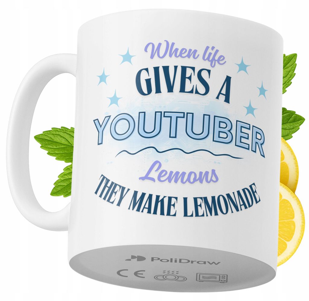 Lustige Tasse für YouTuber - Kaffee- oder Teetasse mit witzigem Textdesign - ideal für Geburtstage, Namenstage, Feiertage und besondere Anlässe....