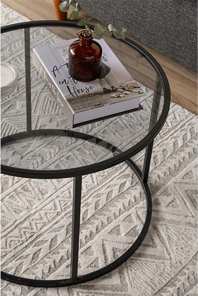 Table basse de salon Startis 60 cm : idéale pour petits espaces et studios