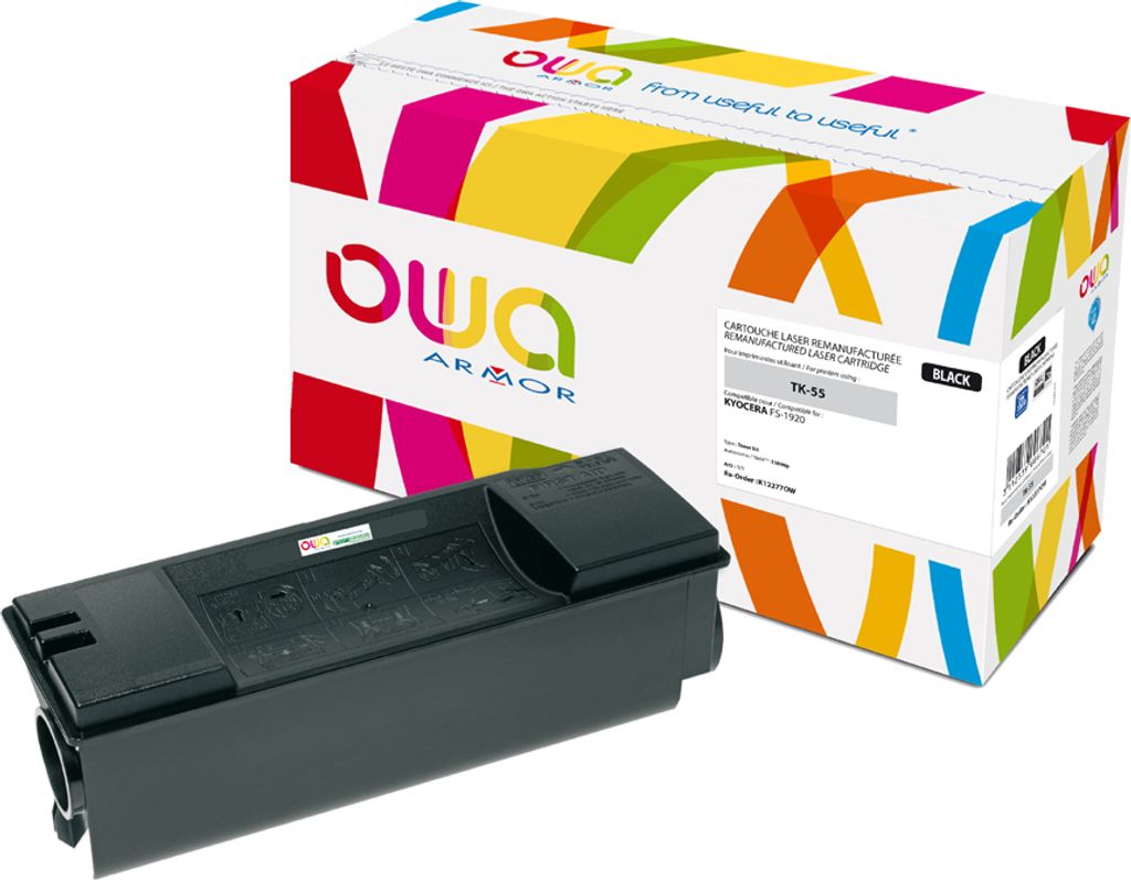 OWA Toner K18337OW ersetzt KYOCERA TK-1160 schwarz