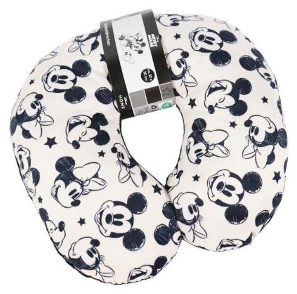Reisekissen MICKEY MOUSE 30x30 cm, weiß Produktbild 