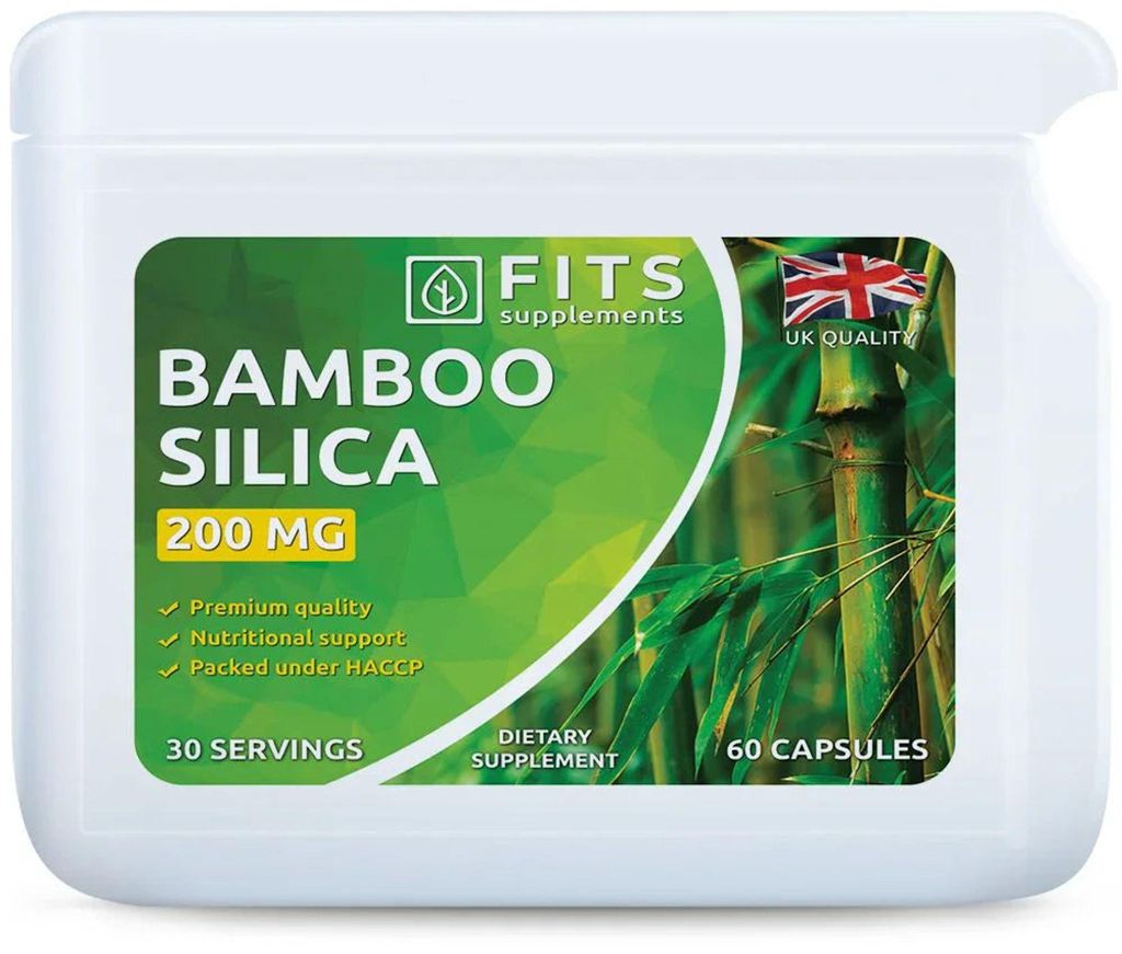 Silice di bambù, 200 mg, 60 capsule Immagine del prodotto 