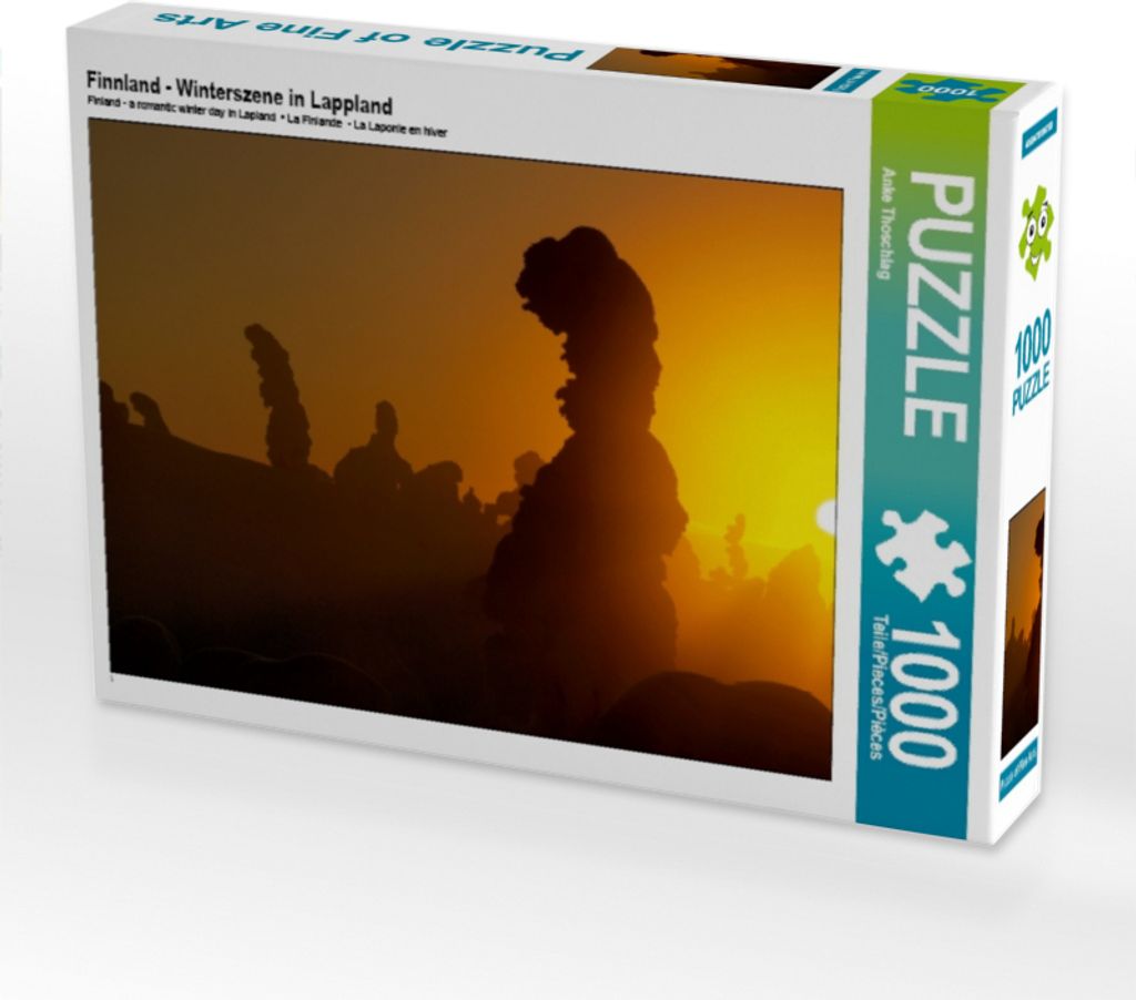 Calvendo Finnland - Winterszene in Lappland 1000 Teile Puzzle quer 640x480mm, Thoschlag Anke; 7399355