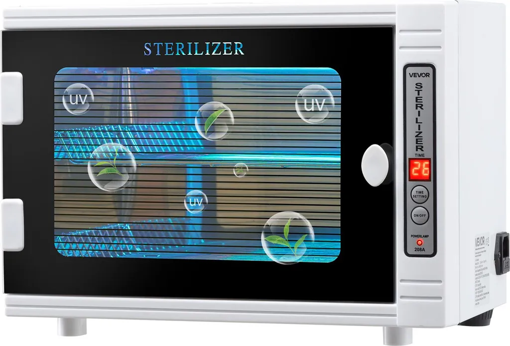 Machine UV Multifonctionnelle 12L avec Minuterie et Vitre Trempée VEVOR
