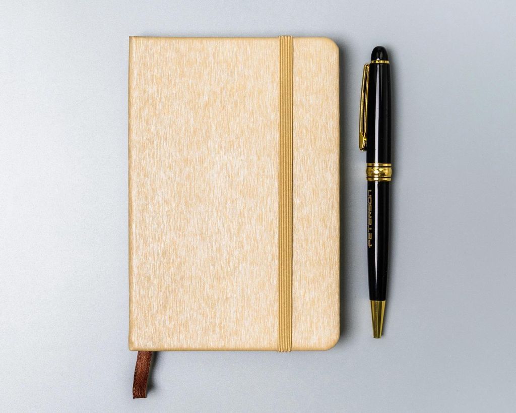 Peterson Notizbuch mit Stift Chaier beige One size