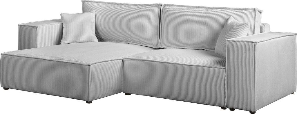 home24 Ecksofa mit Schlaffunktion - 255 cm