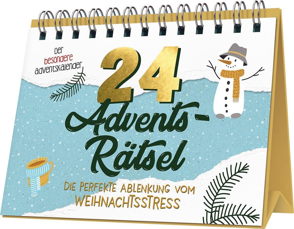 24 Adventsrätsel I Perfekte Ablenkung vom Weihnachtsstress