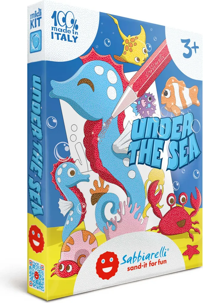 Peinture sur sable magique sans colle puzzle marin Sabbiarelli 5 ans