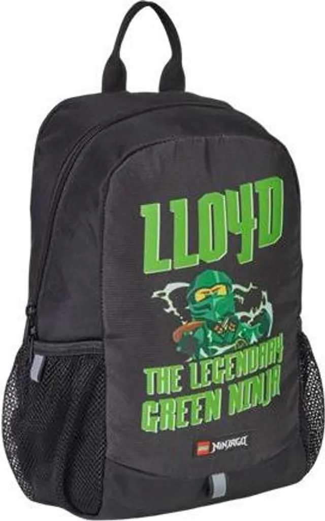Sac à dos scolaire LEGO Ninjago Lloyd noir pour l'école et les loisirs