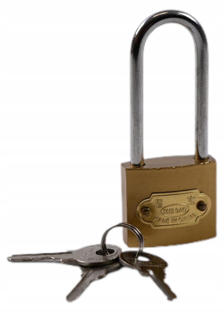 Mini Vorhängeschloss 32mm mit langem Bügel - Sicheres Schloss für Gepäck & Spind