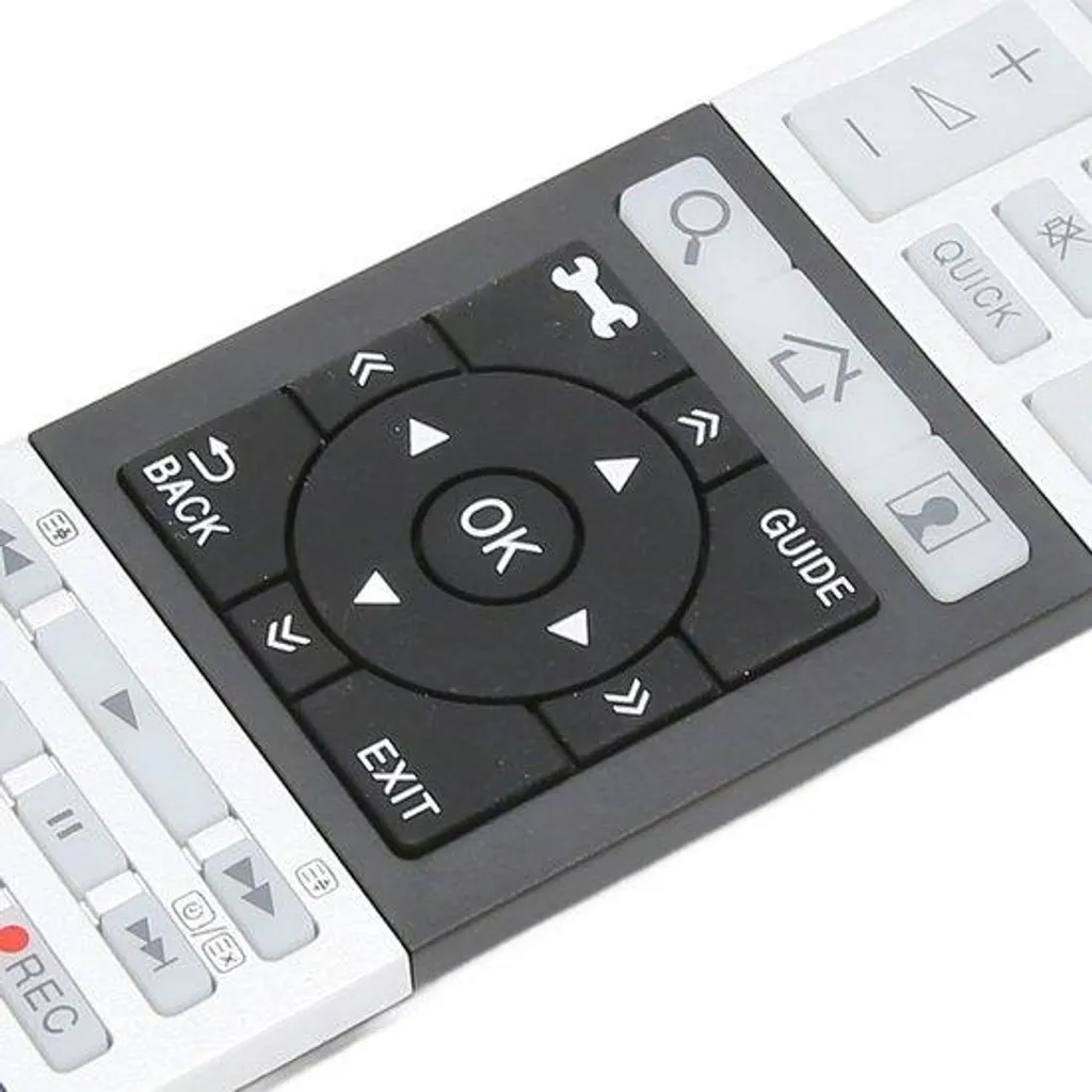 Télécommande de remplacement TV 4K Ultra HD pour salon et chambre