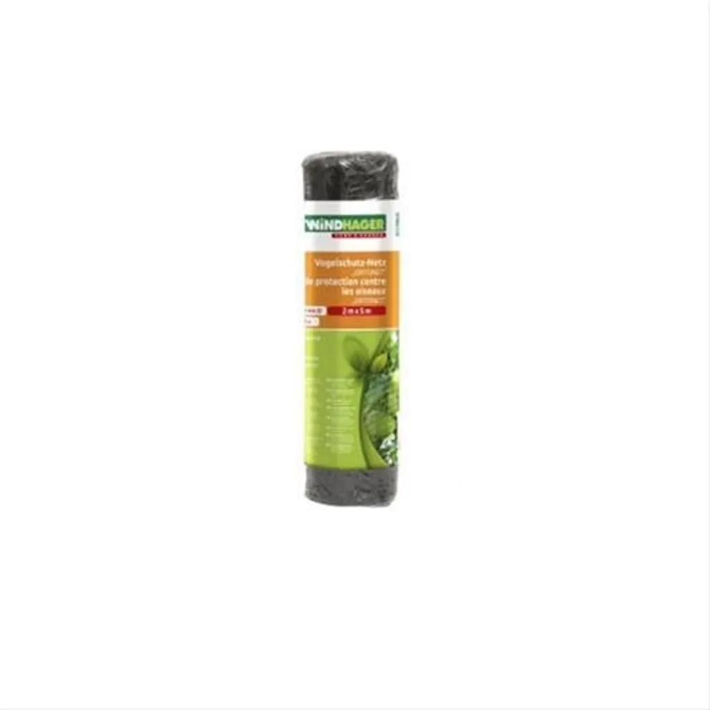 Filet de protection oiseaux Windhager ORTONET noir 10x4m pour jardin