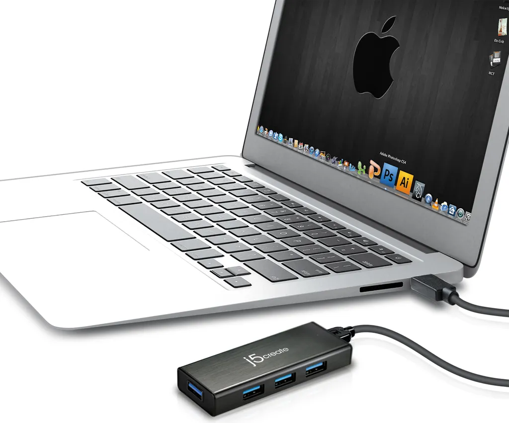 Hub USB 3.0 SuperSpeed j5create JUH340 transfert 5 Gbps compact - 9