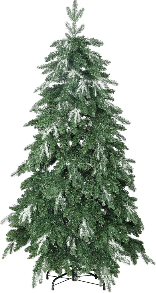 Arbre de Noël artificiel stable 150 cm - Sans chute d'épines - Vert