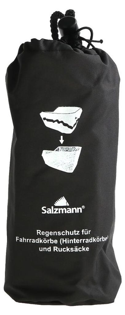 Salzmann Regenschutz  Schwarz ( Hinten ) 3M Reflektierend Produktbild 